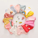 Long Sleeve Cartoon Print Cotton Kids Girls Tops childrensterritory