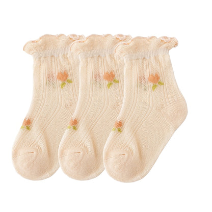 3Pair/lot New Thin Casual Baby/Toddler Summer Socks childrensterritory