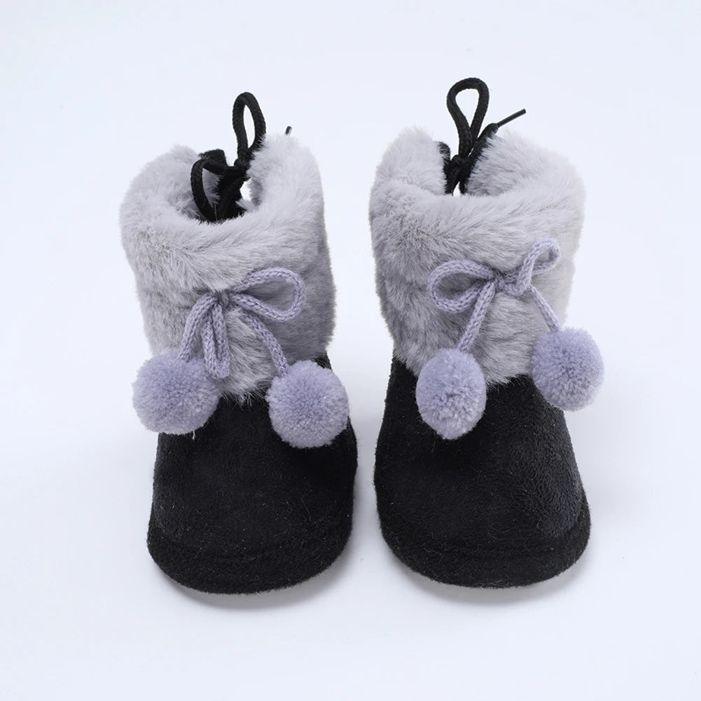 Infant Warm Cozy Fleece Snow Boots childrensterritory