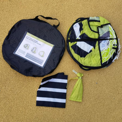 Mini Foldable Soccer Cage Net Football Target Net childrensterritory