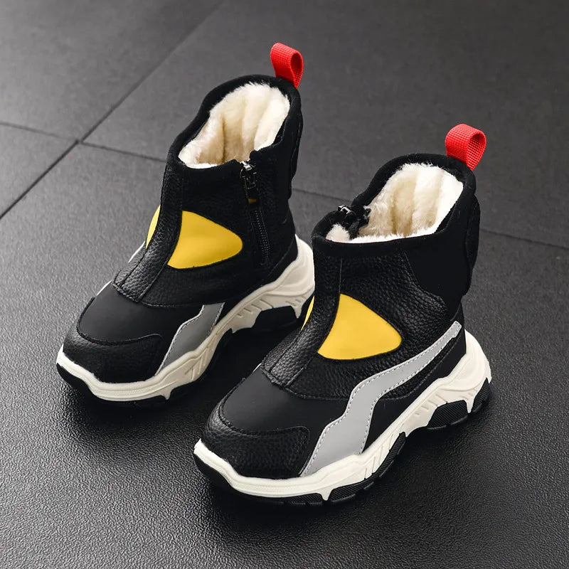 Thicken Cotton Warm Waterproof Winter Shoes for Kids childrensterritory