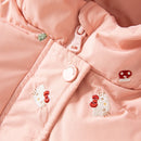 Cute Girls Kitty Printed Hooded Warm Jackets childrensterritory