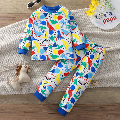 Kids Boys Girls Cartoon Clothing Sets for Autumn childrensterritory