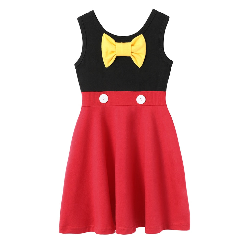 Kids GIrls Disney Princess Birthday Party Costume for Summer childrensterritory