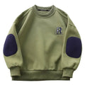Letter Print Long Sleeved Oversizes Sweatshirts for Kids