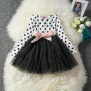 Kids Girl Star Sequin Mesh Winter Party Dresses childrensterritory