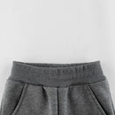 Kids Solid Color Elastic Waist Winter Sports Pants childrensterritory