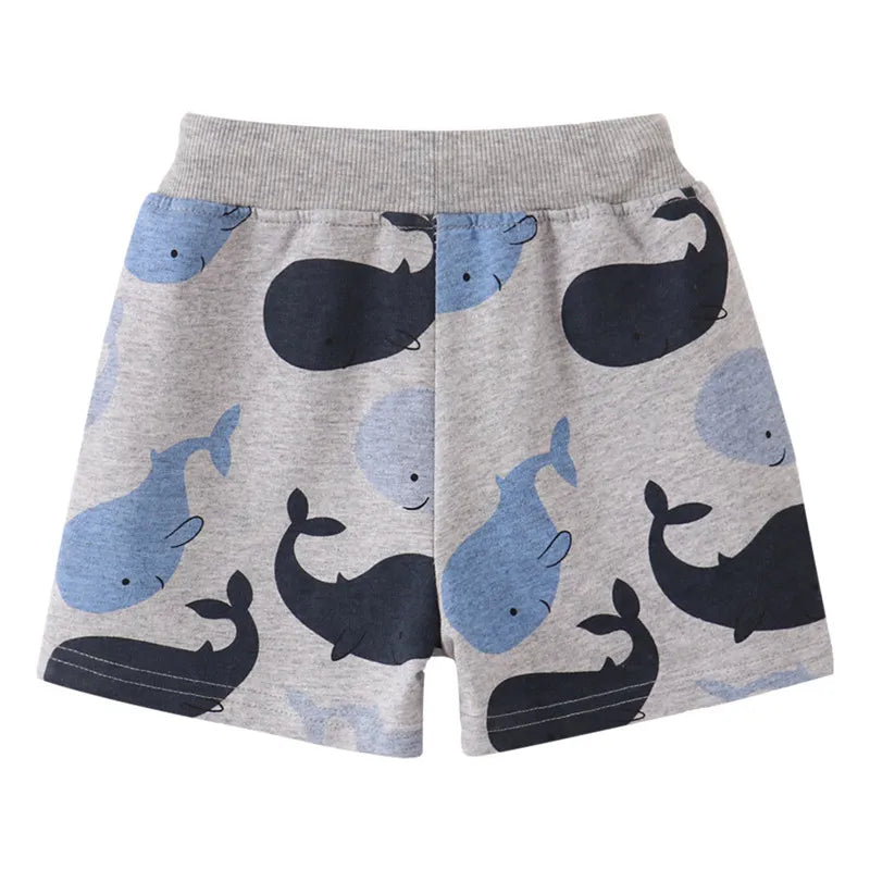 Animal Cartoon Print Kids Boys Shorts Summer Pants childrensterritory