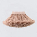 Little Girls Solid Colors Fluffy Chiffon Tutu Skirts childrensterritory