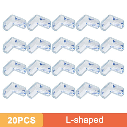 Self-Adhesive Silicone Furniture Corner for Baby: 5/10/20 Pieces childrensterritory