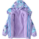Kids Girls Warm Polar Fleece 2pcs Windbreaker Coats childrensterritory
