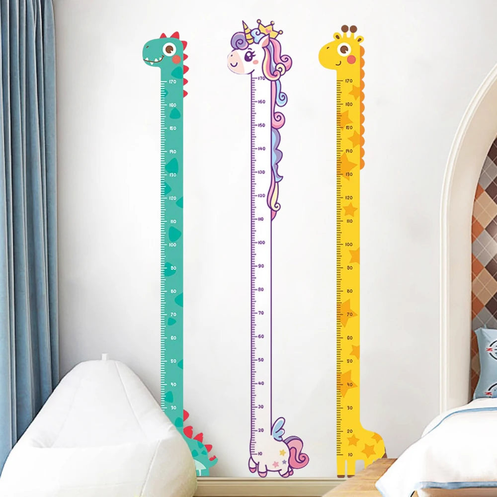 Kids Cute Cartoon Design Height Measuring Wall Ruler childrensterritory