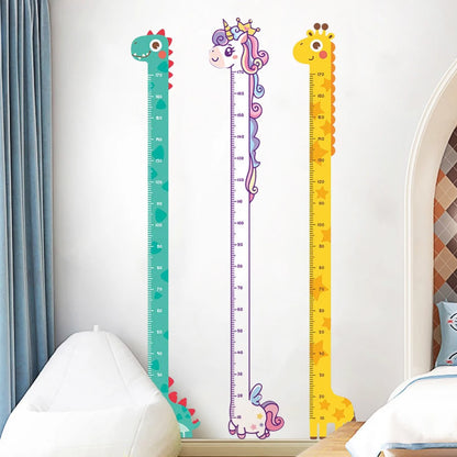 Kids Cute Cartoon Design Height Measuring Wall Ruler childrensterritory