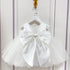 Puffy Tulle Pearls Design Charming Ball Gown for Little Girls childrensterritory