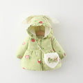 Girls Cartoon Design Winter Warm Jackets childrensterritory