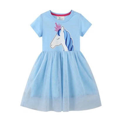 Short Sleeves Girls Cute princess Dresses childrensterritory