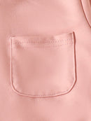 Solid Long Sleeve Baby Boy Girl Sweatshirt Bodysuits