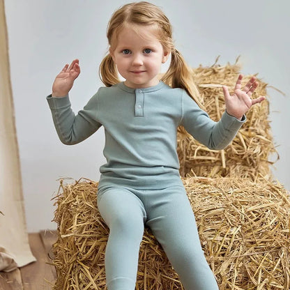Long-Sleeved Soft Autumn Clothing Set For Kids childrensterritory
