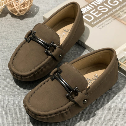 Kids Casual Breathable Leather Shoes for Spring Summer childrensterritory