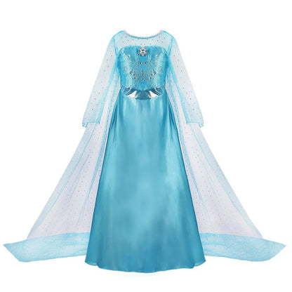 Kids Girls Jasmine Elsa Anna Bella Rapunzel Costumes childrensterritory