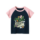 Graffiti Print Kids Boys Girls Summer Cotton T-Shirt Top childrensterritory
