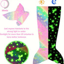 Soft Glow-in-the-Dark Flannel Mermaid Tail Blankets childrensterritory