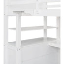 Twin Size Wooden Bed with Storage Drawers for Kids childrensterritory