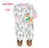 Newborn Baby Zipper Up Overalls Fleece Romper for Winter childrensterritory
