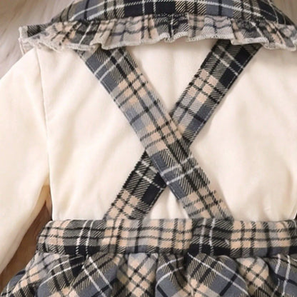 Baby Girls Korean Style Sling Dress for Spring and Autumn
