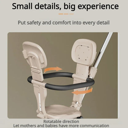 Lightweight Four-wheel Baby Stroller with Canopy childrensterritory
