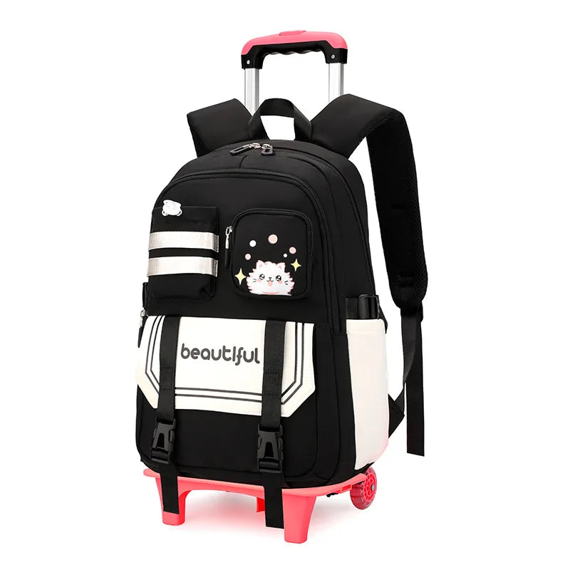 Kids’ Stylish Multicolor Travel Trolley Bag