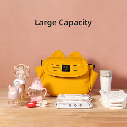 Cat-Style Mommy Travel Bag Baby Stroller Organizer