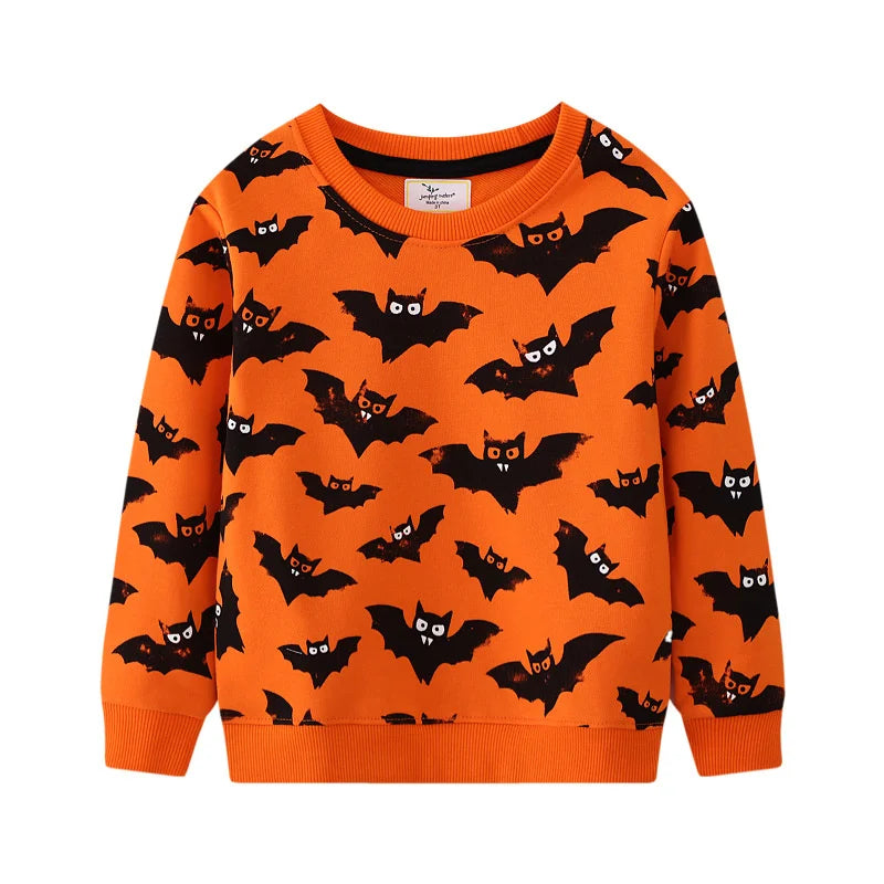 Cartoon Glitter Butterfly Design Little Girls Sweatshirts