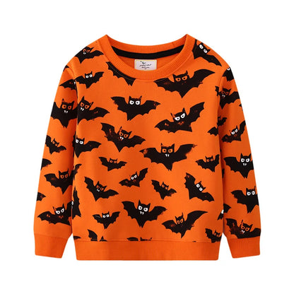 Cartoon Glitter Butterfly Design Little Girls Sweatshirts
