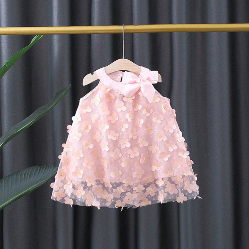 Fluffy Fairy Princess Summer Dress For Baby Girl childrensterritory