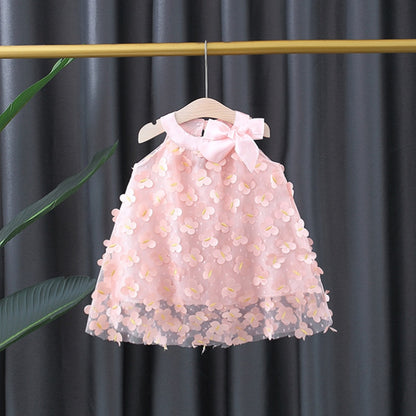 Fluffy Fairy Princess Summer Dress For Baby Girl childrensterritory