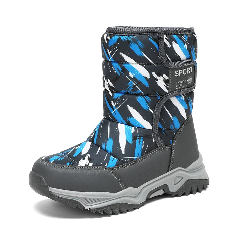 Stylish Waterproof Warm Outdoor Boots For Kids childrensterritory