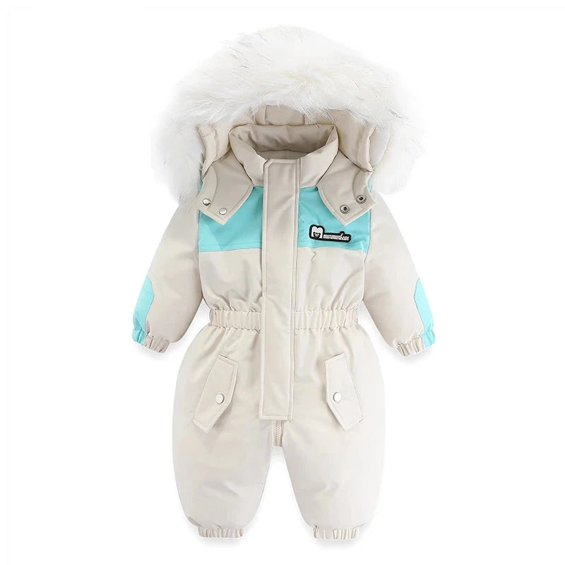 -30 Degree Waterproof Hooded Overall Baby/Kids Ski Suits childrensterritory
