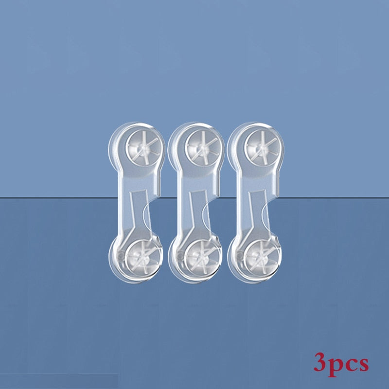 Anti-opening 3/5 Pieces Baby Cabinet Locks Protection Buckle childrensterritory
