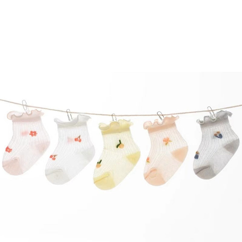 3Pair/lot New Thin Casual Baby/Toddler Summer Socks childrensterritory