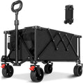 A Robust, Foldable Utility Garden Cart with Large All-terrain Wheels childrensterritory