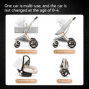 Superior 3-in-1 Baby Stroller featuring a Car Seat and Bassinet childrensterritory
