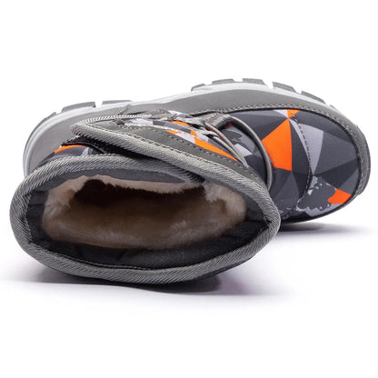 -30 Degree Kids Thick Mid Warm Waterproof Non-slip Boots childrensterritory