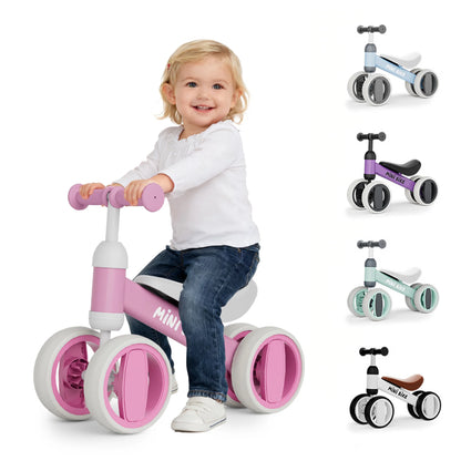 Baby Ride-On Balance Bike Toy for Indoor and Outdoor