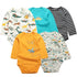 Cartoon Print Soft Cotton Bodysuits For Newborn Babies childrensterritory