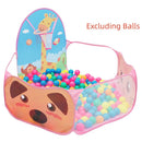 120cm Portable Baby Ball Pool with Basketball Hoop Playpen