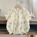 Baby Girls Korean Style Printed Summer Cotton Clothes Set childrensterritory