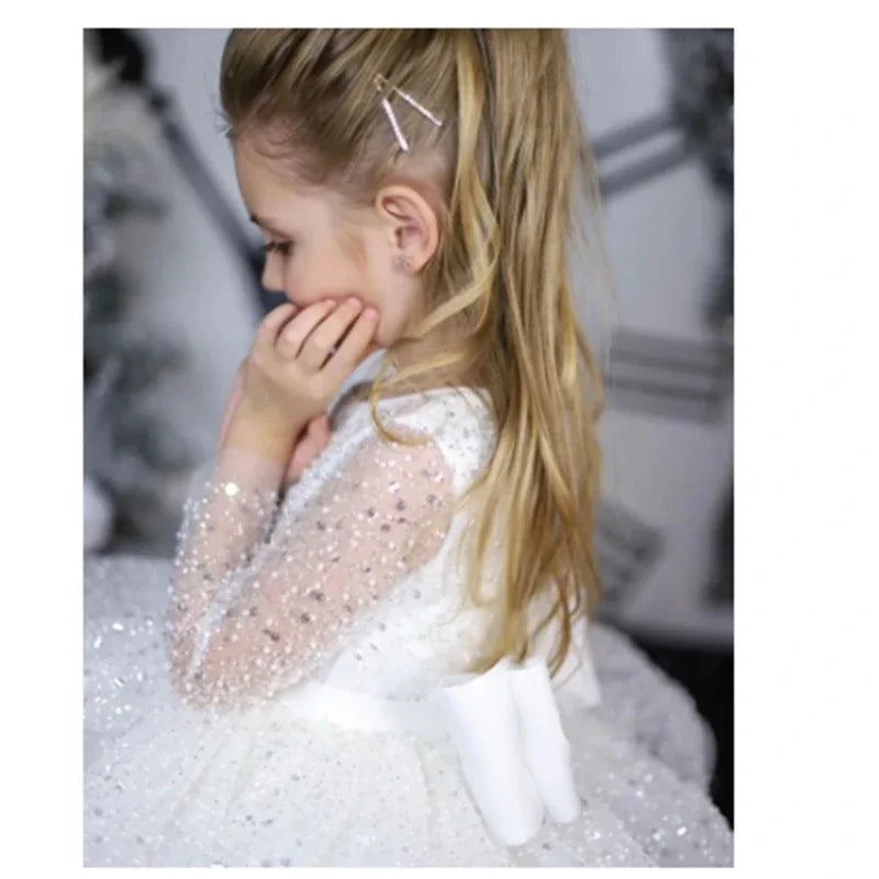 Baby/Kids Girls Sparkly Sequins Tutu Birthday Party Dress