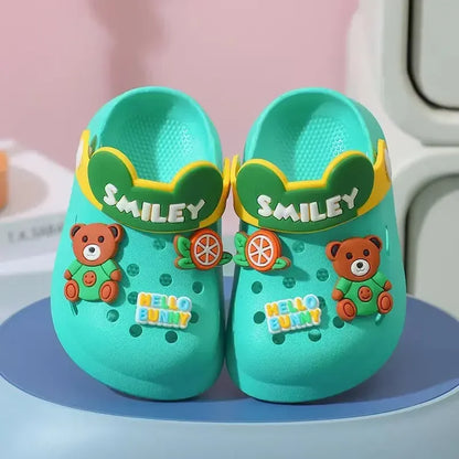 Non-Slip Soft Bottom Summer Cartoon Slippers For Baby