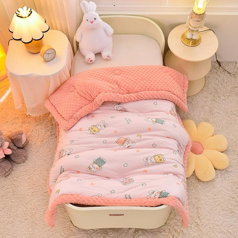 Soft Breathable Warm Baby Thick Quilted Blanket